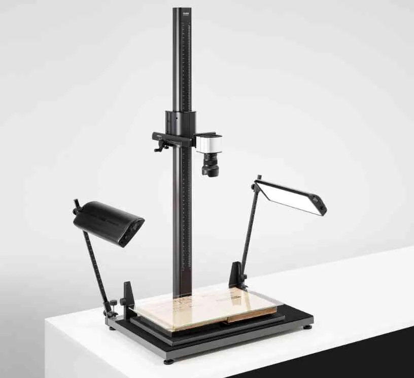 Aufsichtscanner für gebundene und empfindliche Dokumente
