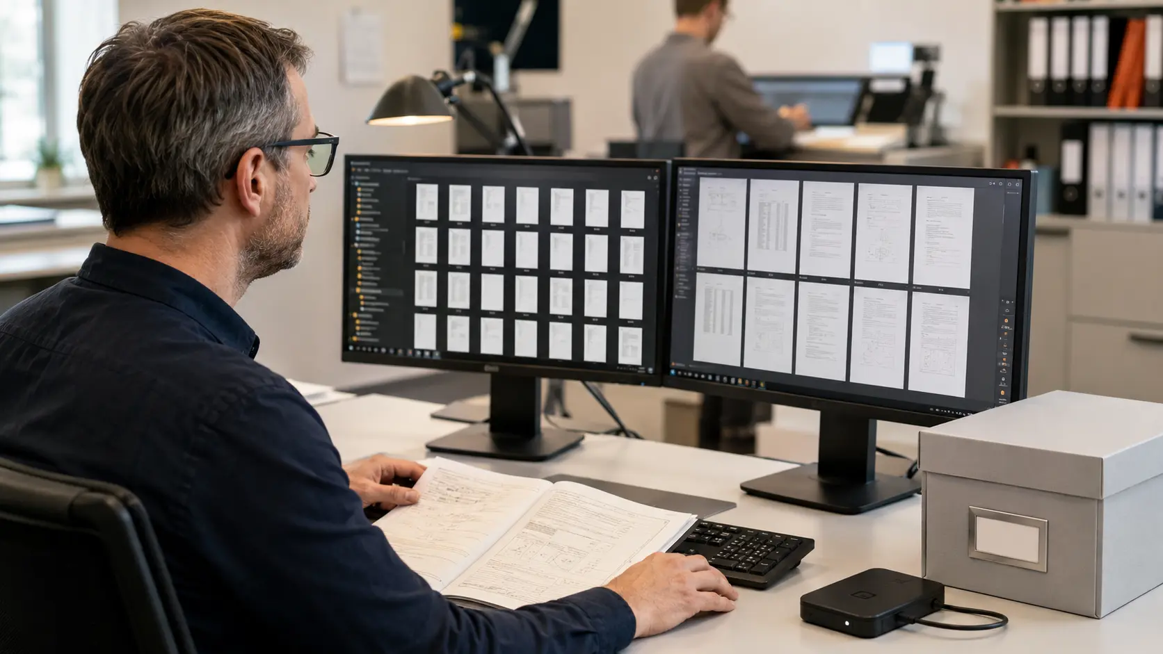 Qualitätskontrolle digitalisierter Dokumente am Arbeitsplatz